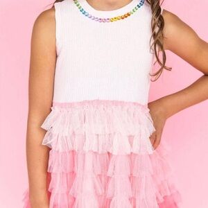 Lola + The Boys Ombré Jewel Dress